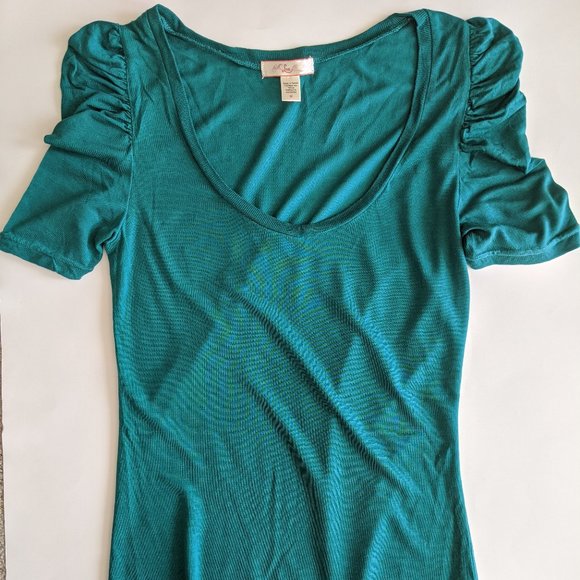 Dark Teal Top by Lux Size M - Picture 1 of 8